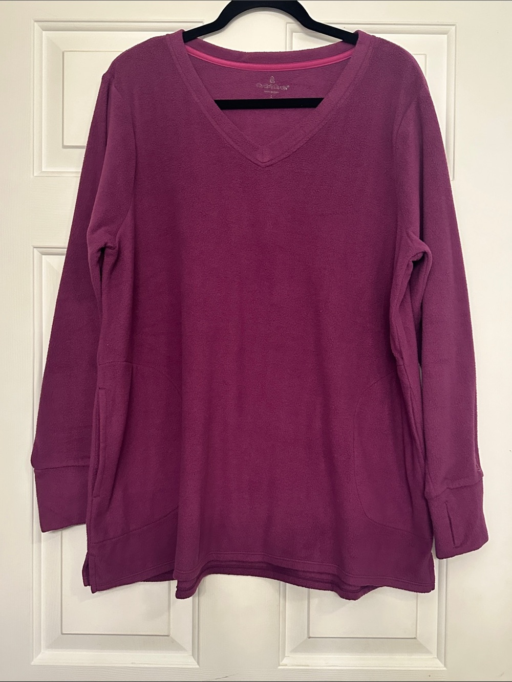 Cuddl Duds V-Neck Tunic with Pockets